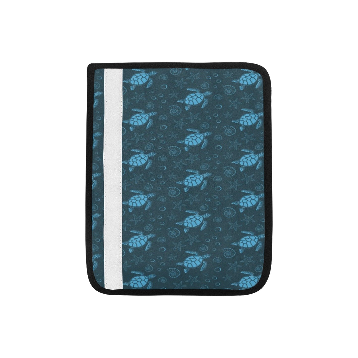 Sea Turtle Print Design LKS308 Car Seat Belt Cover