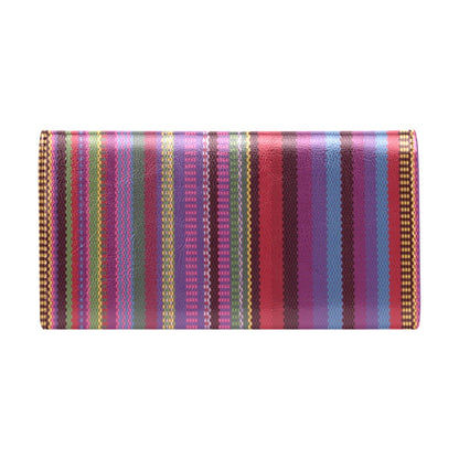 Serape Stripe Print Women's Trifold Wallet