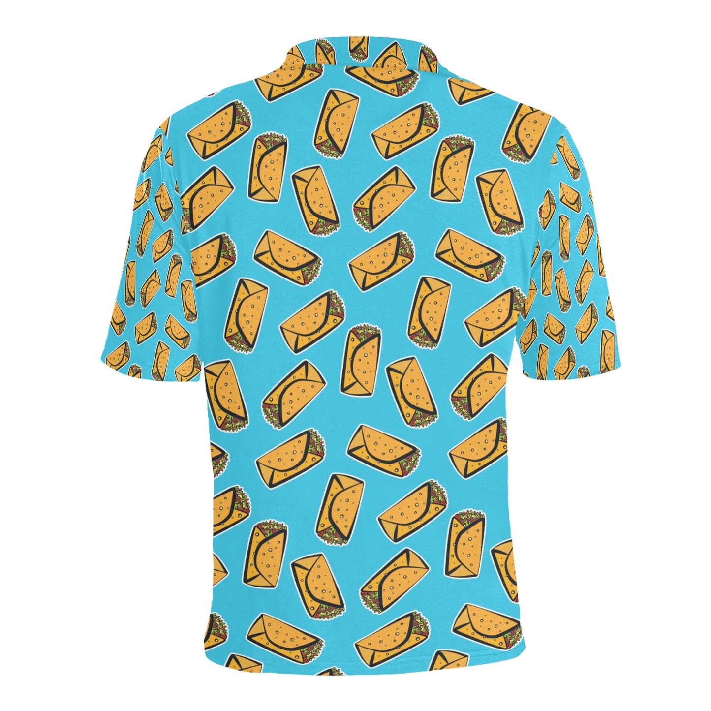 Burrito Print Design LKS301 Men Polo Shirt