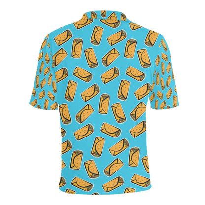 Burrito Print Design LKS301 Men Polo Shirt