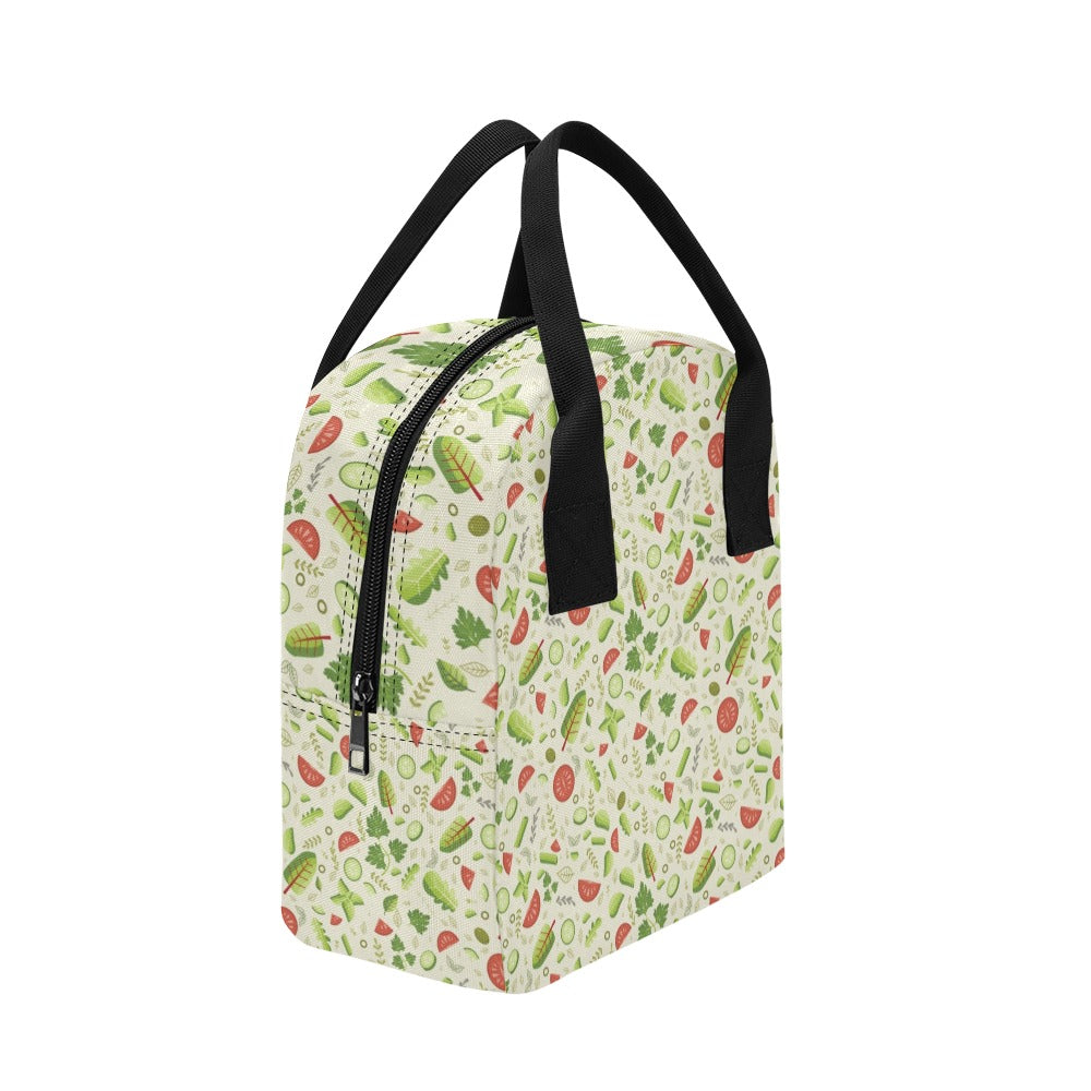 Salad Vegetable Print Design LKS302 Insulated Lunch Bag