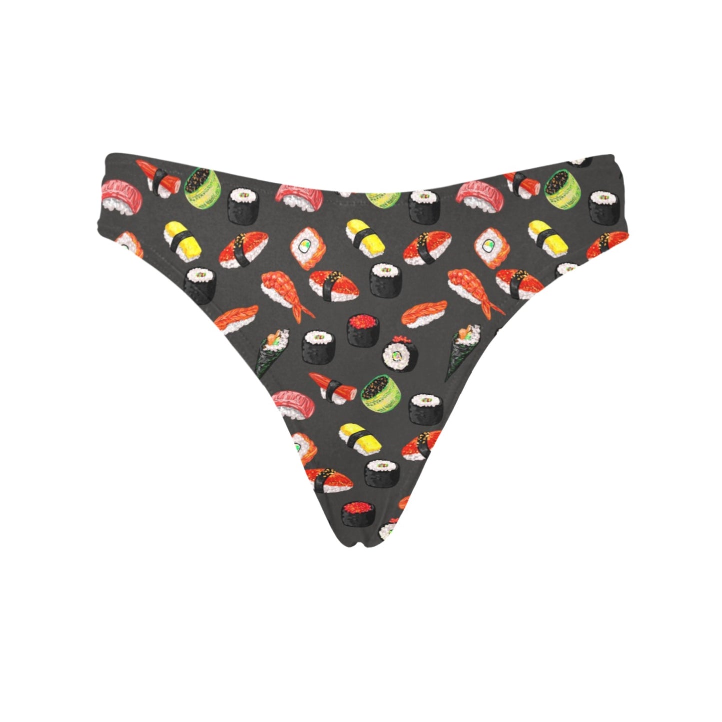 Sushi Design Print Women's Thongs