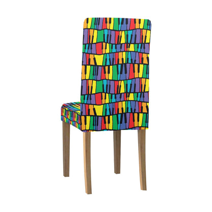 Piano Print Design LKS402 Dining Chair Slipcover
