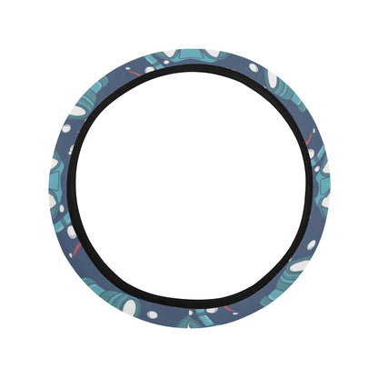 Scuba Equipment Print Design LKS302 Steering Wheel Cover with Elastic Edge