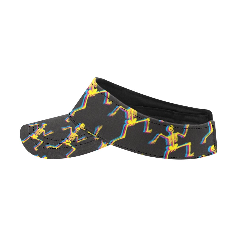 Skeleton Skeleton 3D Print Design LKS301 Unisex Sun Visor