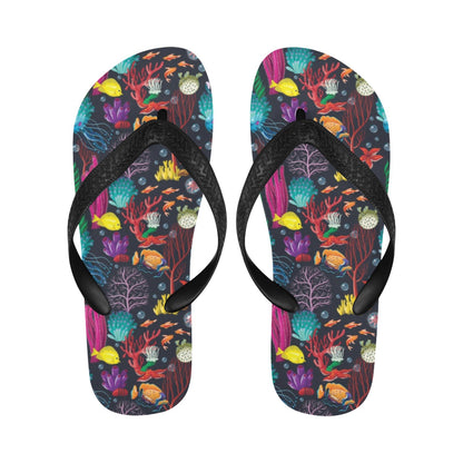 Underwater Cute Print Design LKS303 Flip Flops