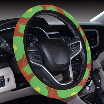 Setters Irish Print Design LKS302 Steering Wheel Cover with Elastic Edge
