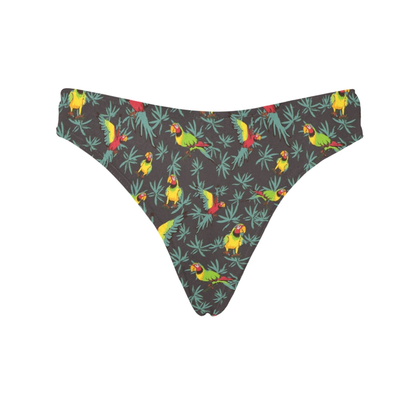 Parrot Themed Print Women's Thongs