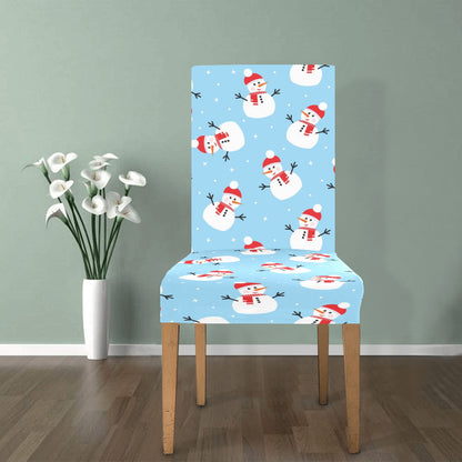 Snowman Print Design LKS305 Dining Chair Slipcover