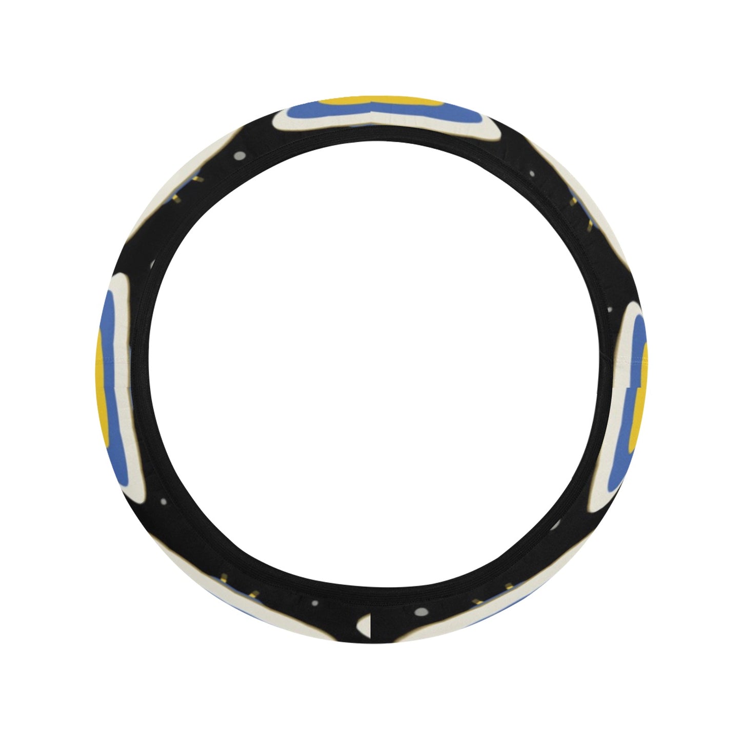 UFO Print Design LKS303 Steering Wheel Cover with Elastic Edge