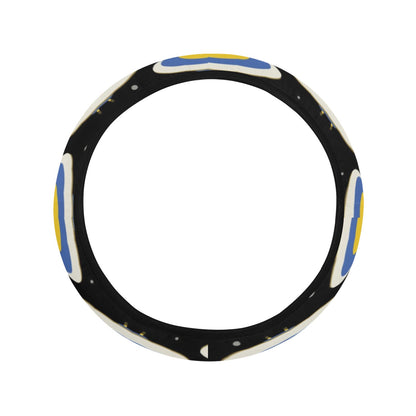 UFO Print Design LKS303 Steering Wheel Cover with Elastic Edge