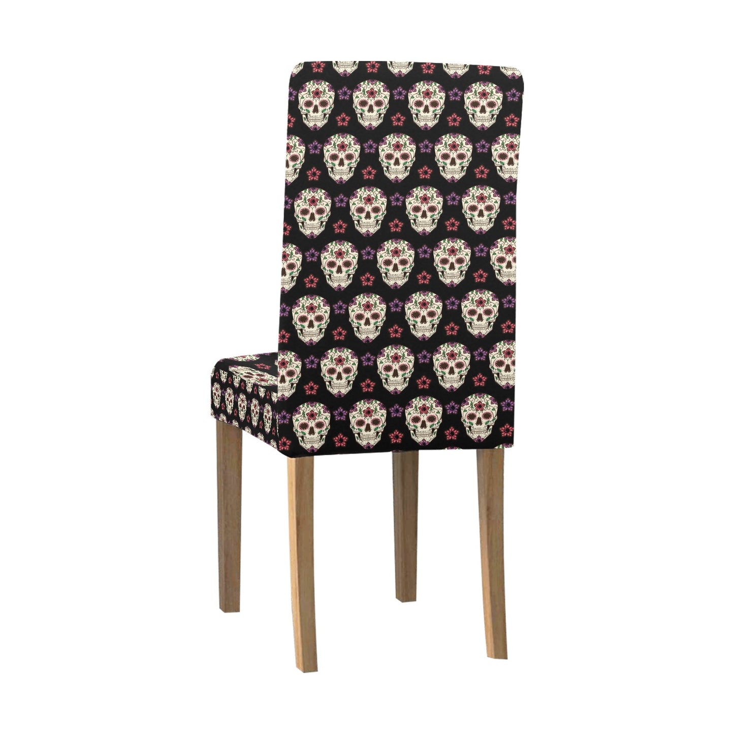 Sugar Skull Print Design LKS304 Dining Chair Slipcover