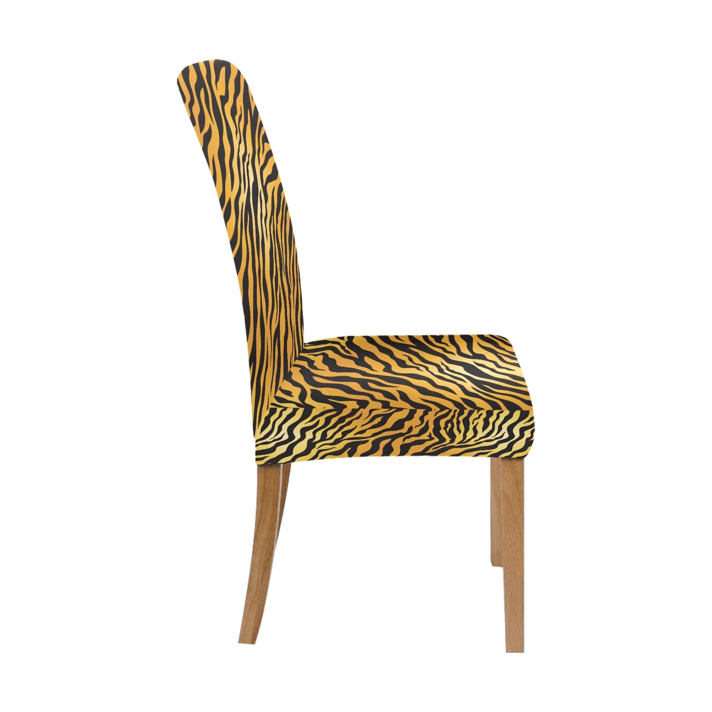 Tiger Print Design LKS302 Dining Chair Slipcover