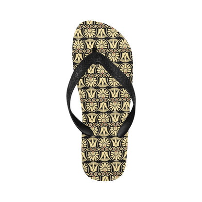 Ancient Greek Print Design LKS3014 Flip Flops
