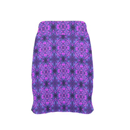 kaleidoscope Pattern Print Design 17" Golf & Pickleball Skort with Pockets