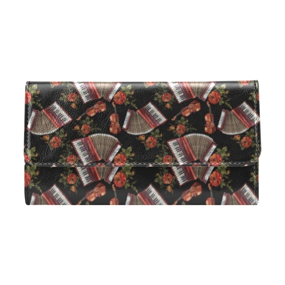 Accordion Print Design LKS403 Women's Trifold Wallet