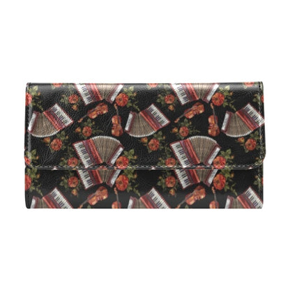 Accordion Print Design LKS403 Women's Trifold Wallet