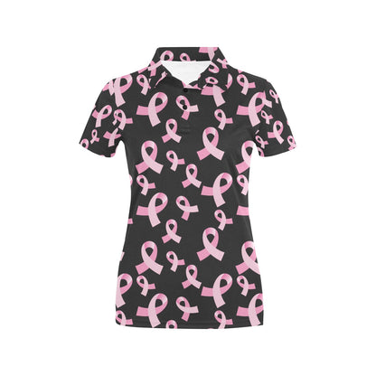 Breast Cancer Awareness Design Women's Polo Shirt
