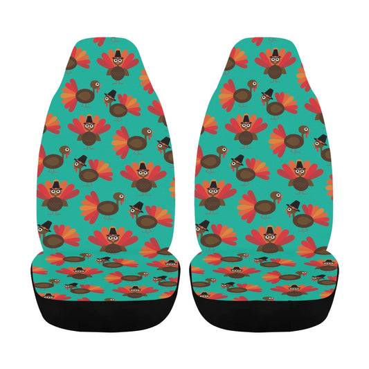 Turkey Print Design LKS402 Car Seat Covers