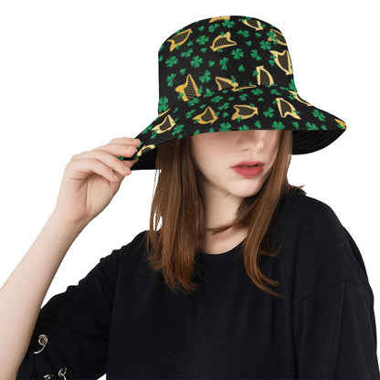 Harp Print Design LKS402 Unisex Bucket Hat