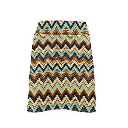 Southwest Pattern Print Design LKS301 17" Golf & Pickleball Skort with Pockets