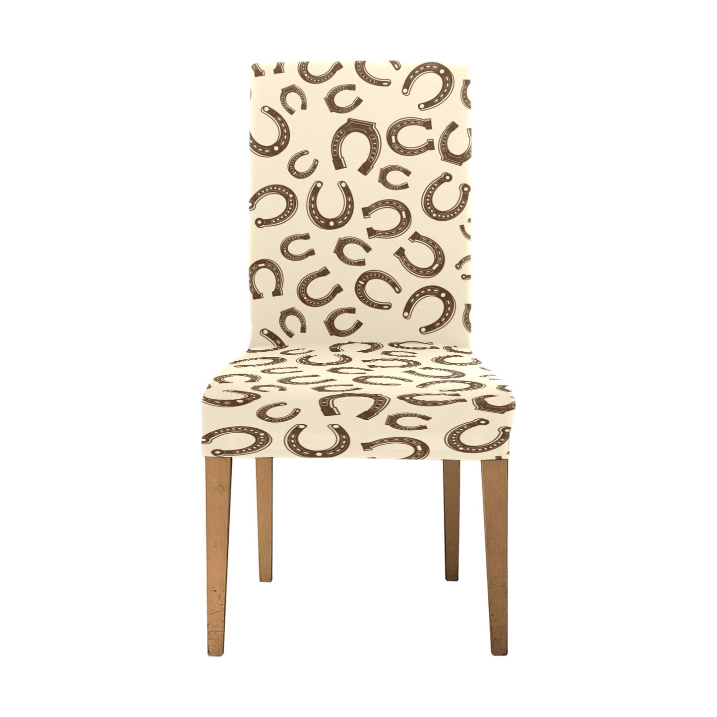 Horseshoe Print Design LKS302 Dining Chair Slipcover