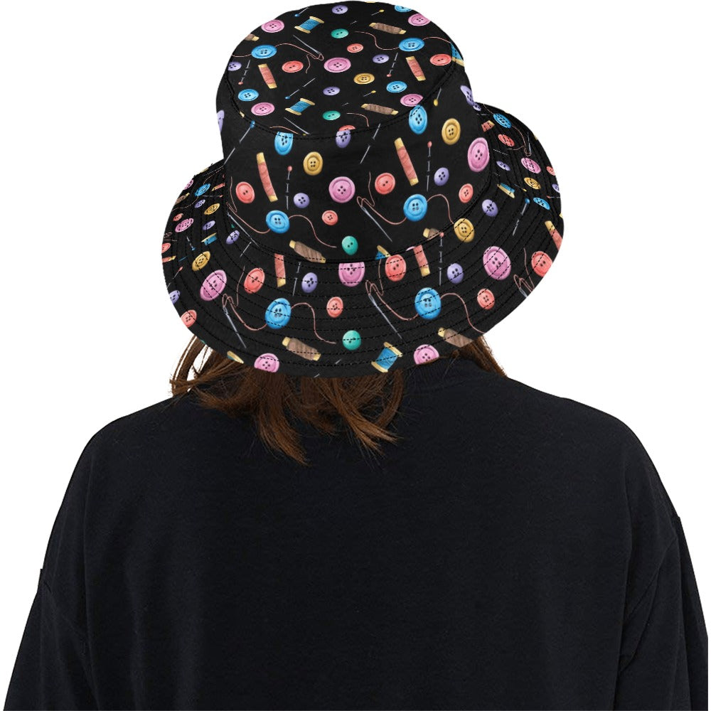 Sewing Print Design LKS309 Unisex Bucket Hat