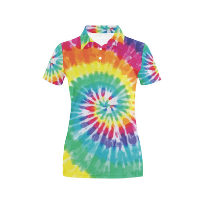 Tie Dye Women's Polo Shirt
