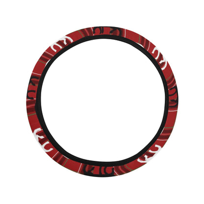 Moose Print Design LKS401 Steering Wheel Cover with Elastic Edge