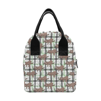 Sloth Print Design LKS301 Insulated Lunch Bag