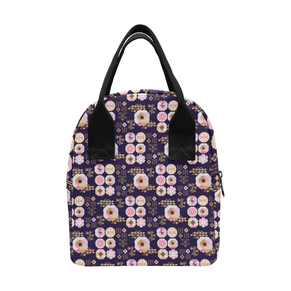 Sakura Japan Style Print Design LKS302 Insulated Lunch Bag