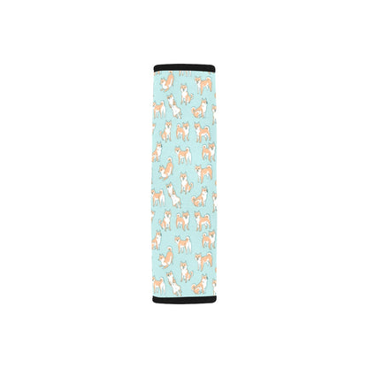 Shiba Inu Print Design LKS304 Car Seat Belt Cover
