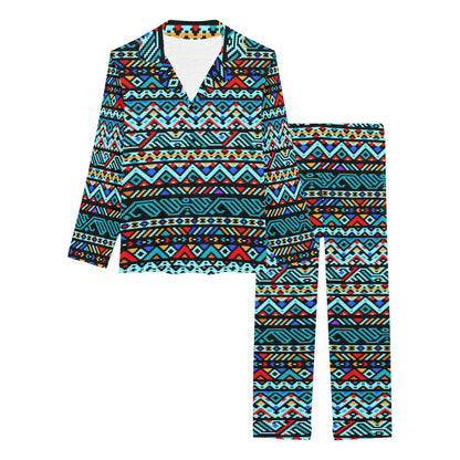 Southwestern Style Women's Long Pajama Set