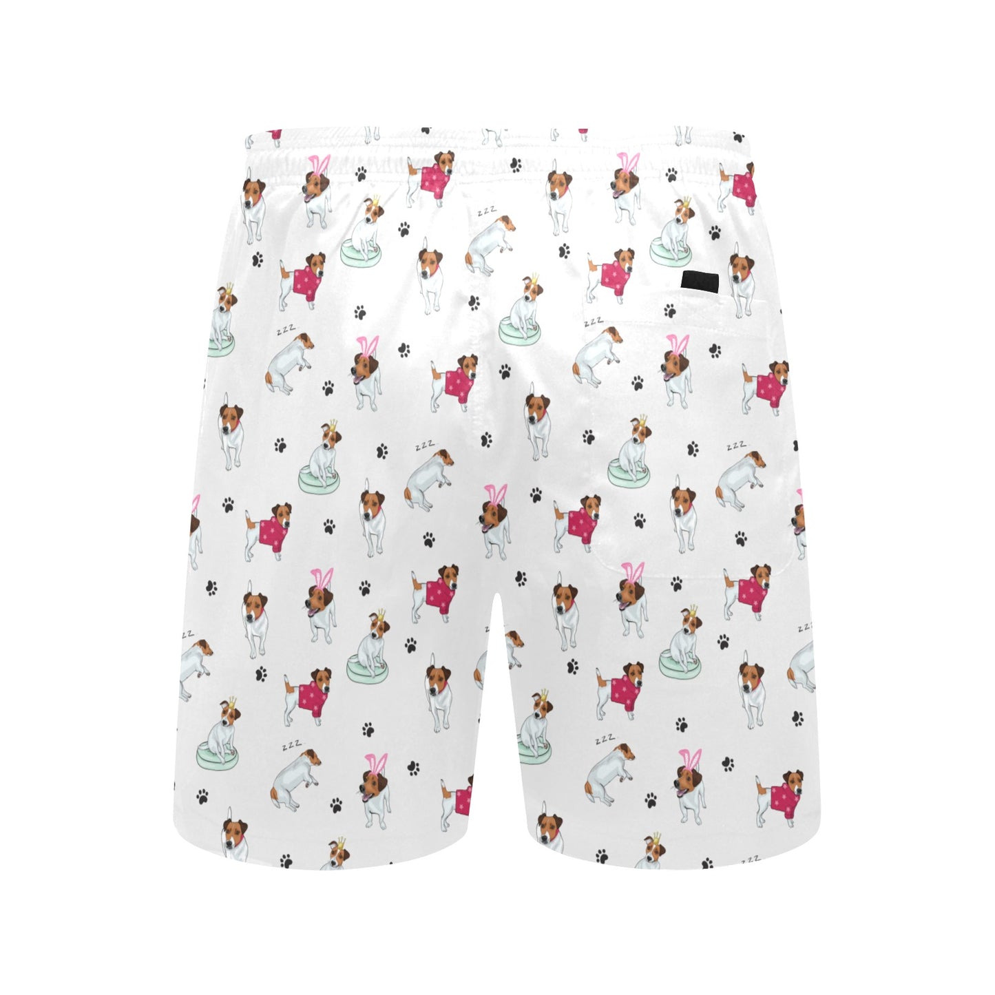Russell Terriers Print Design LKS308 Men's Swim Trunks Beach Shorts