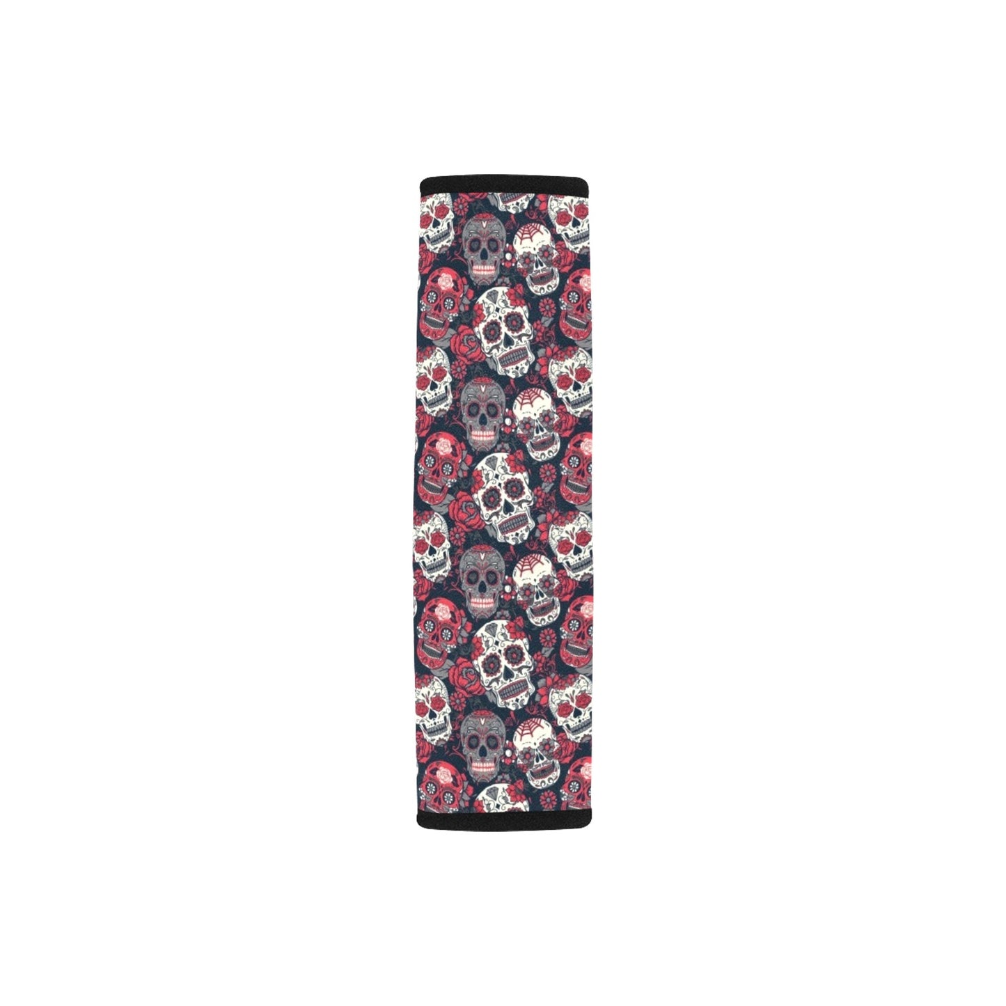 Sugar Skull Print Design LKS303 Car Seat Belt Cover