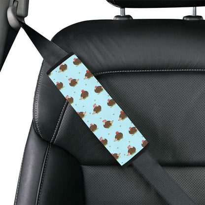 Hedgehog Print Design LKS402 Car Seat Belt Cover