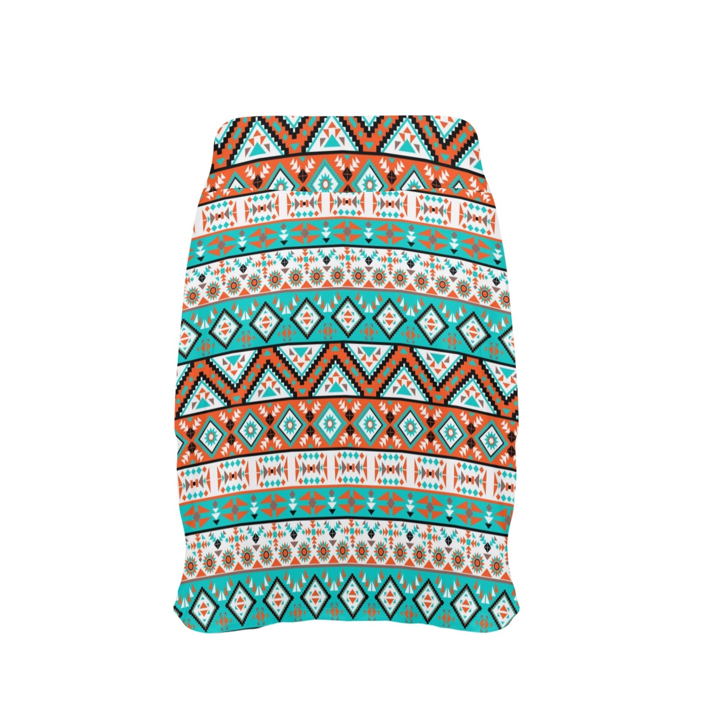 Navajo Style Print Pattern 17" Golf & Pickleball Skort with Pockets