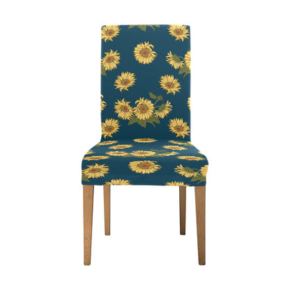 Sunflower Print Design LKS305 Dining Chair Slipcover