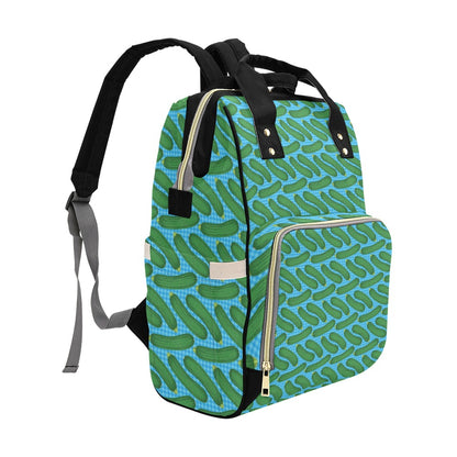 Zucchini Print Design LKS301 Diaper Bag Backpack