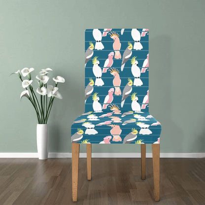 Cockatoo Print Design LKS401 Dining Chair Slipcover