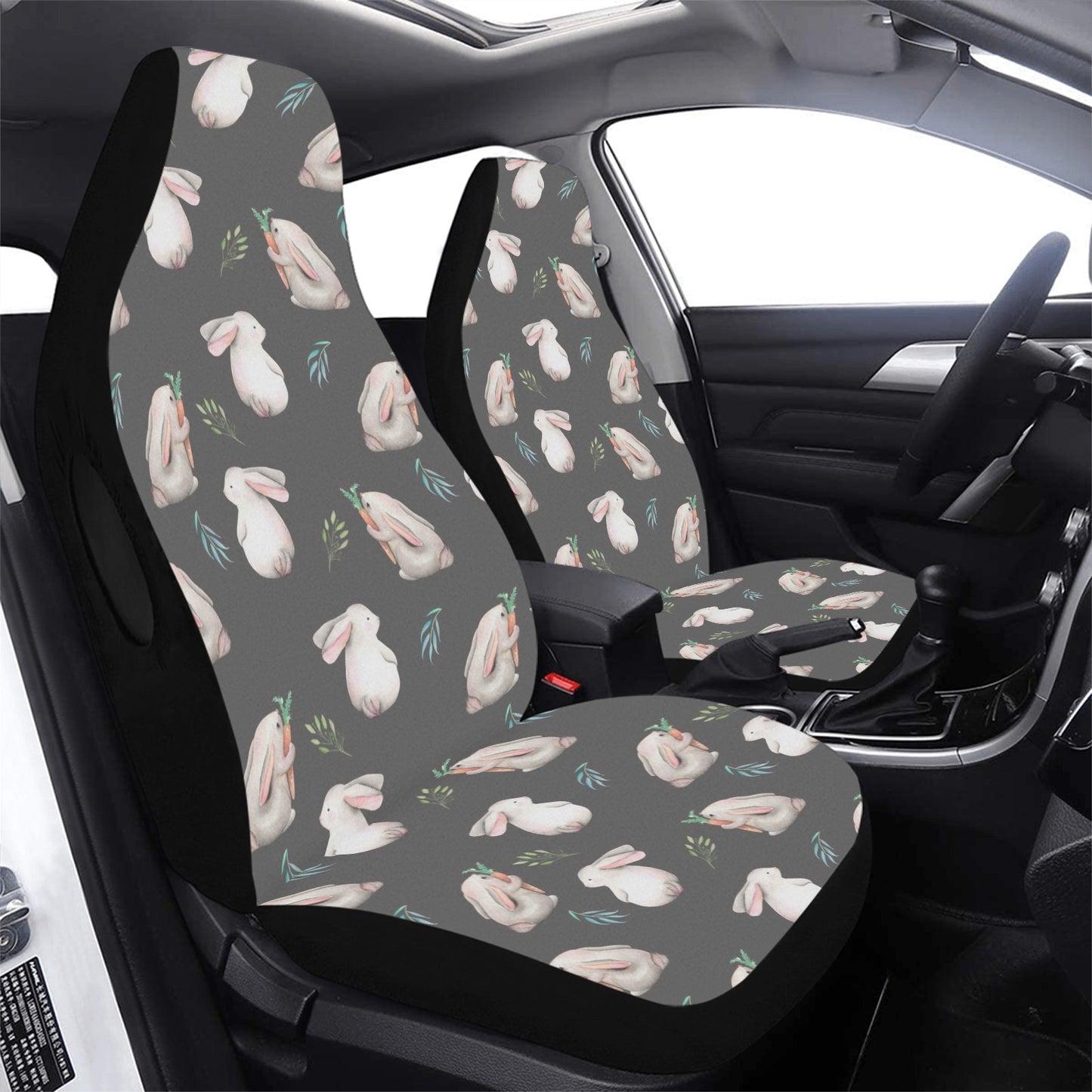 Rabbit Print Design LKS402 Car Seat Covers