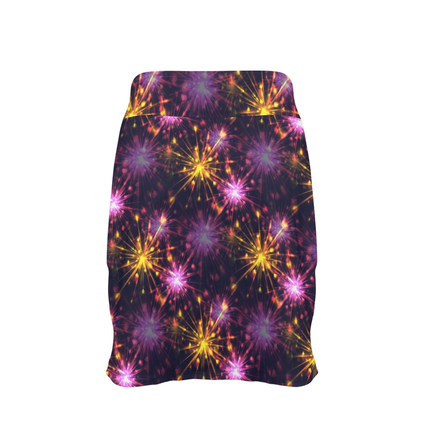 Firework Print Design LKS303 17" Golf & Pickleball Skort with Pockets