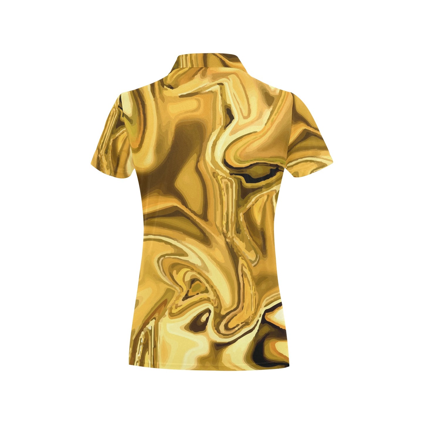Liquid Pattern Print Design 03 Women's Polo Shirt