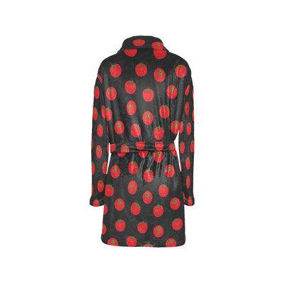 Tomato Print Design LKS305 Women's Fleece Robe