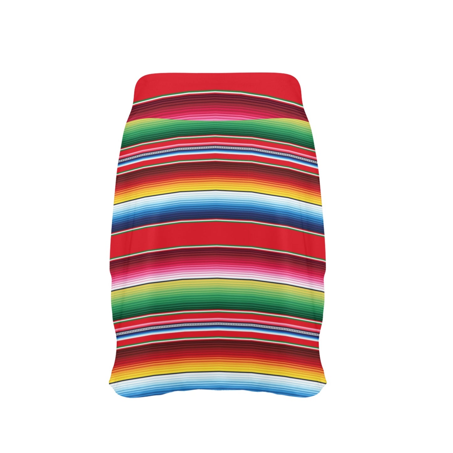 Serape Pattern Women's Golf Skirt with Pocket