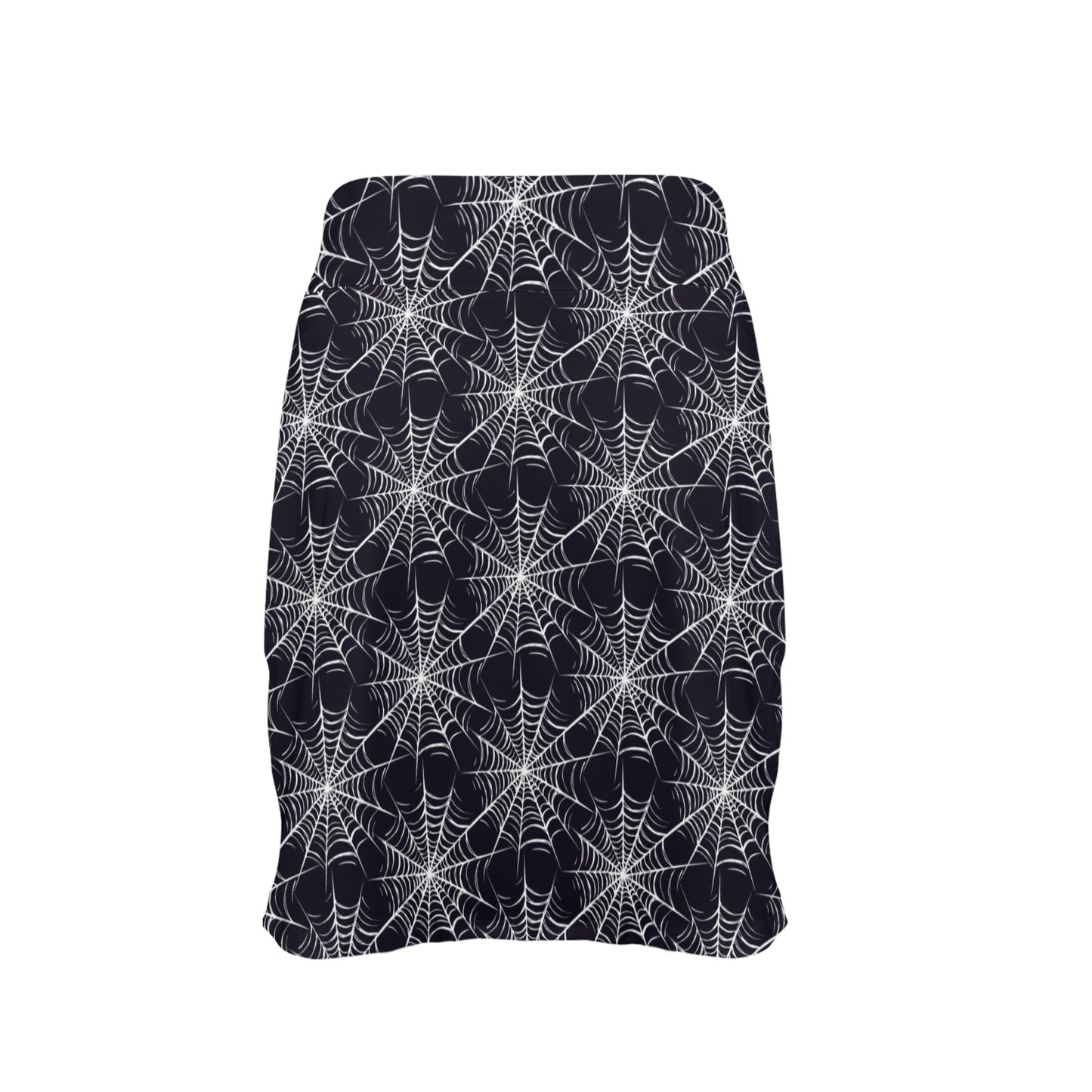 Spider Web Print Design LKS303 17" Golf & Pickleball Skort with Pockets