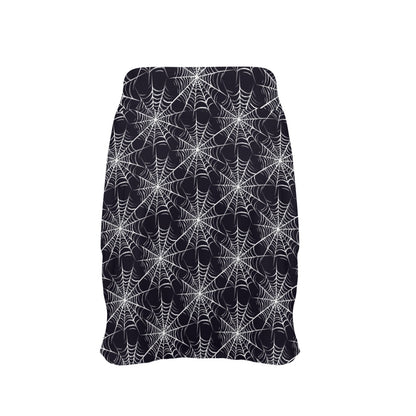 Spider Web Print Design LKS303 17" Golf & Pickleball Skort with Pockets