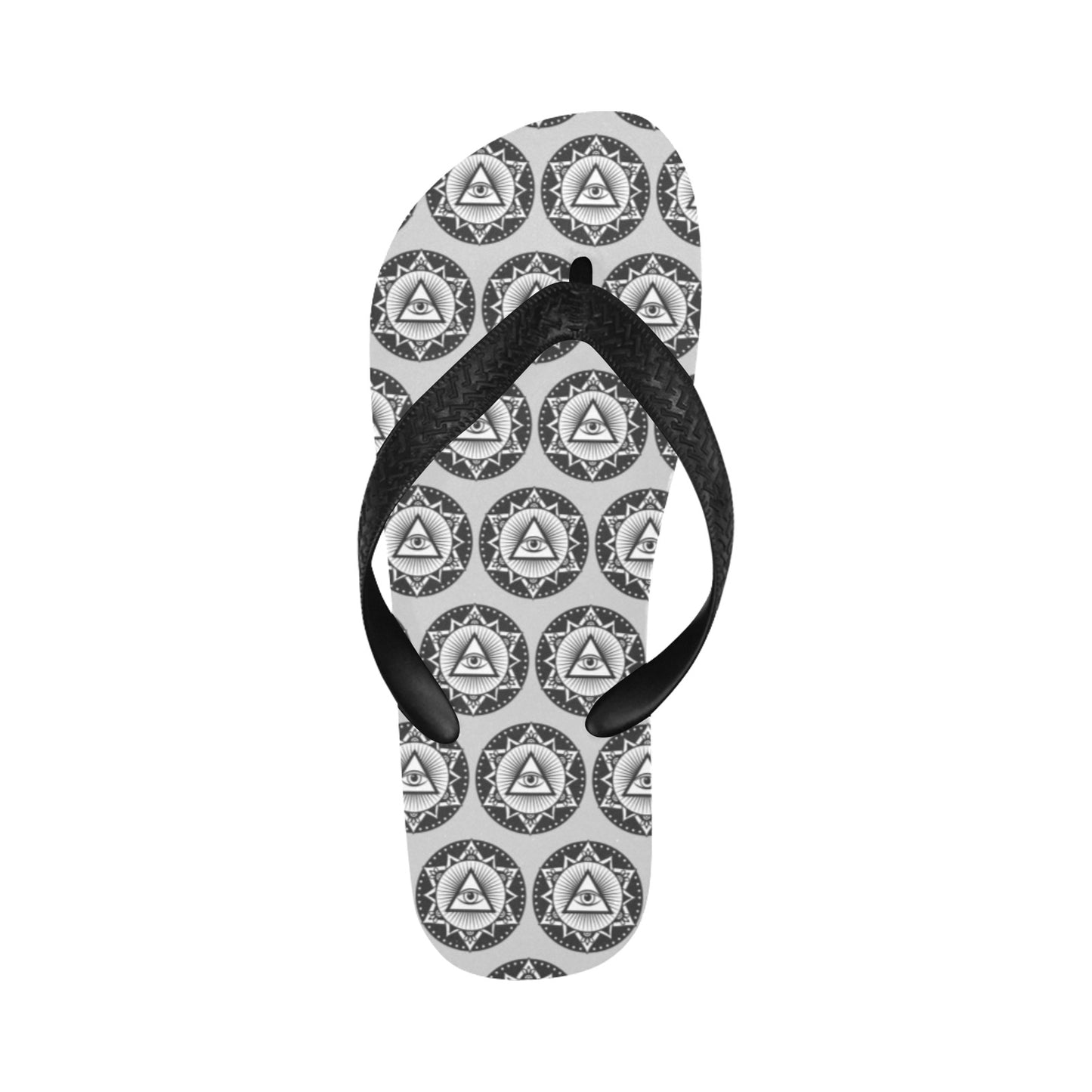Third Eye Print Design LKS301 Flip Flops