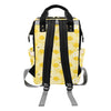 Honey Bee Honeycomb Print Design LKS3010 Diaper Bag Backpack