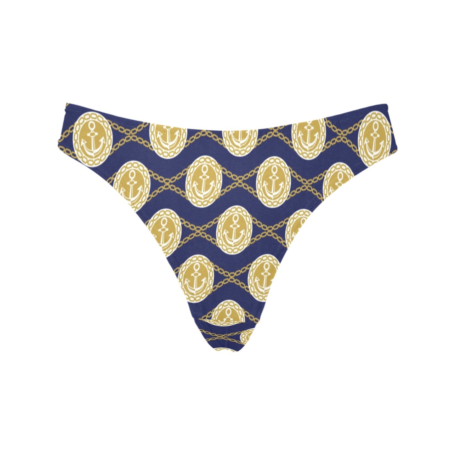 Anchor Luxury Pattern Women's Thongs
